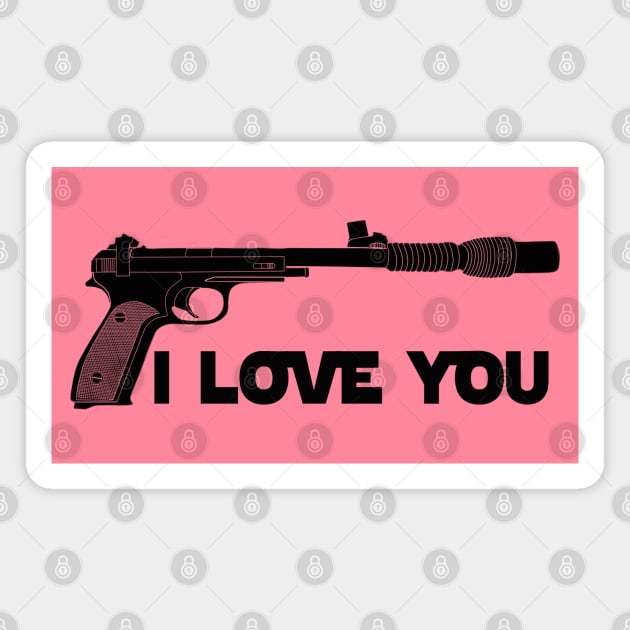 I Love You - Hers - ESB Magnet by DistractedGeek